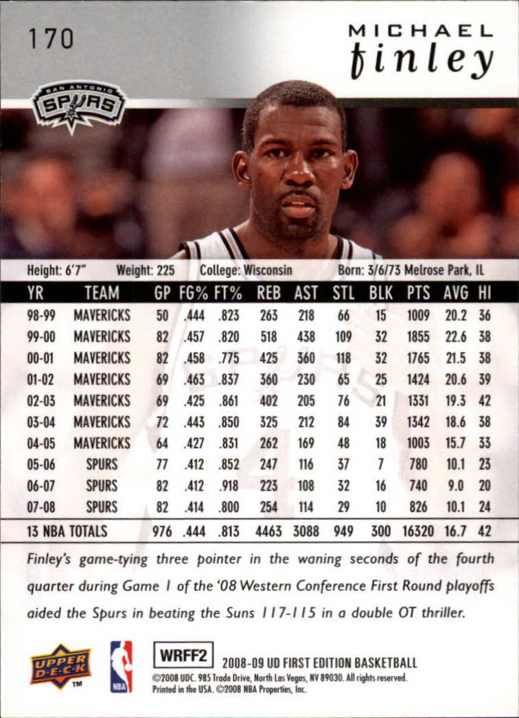 2008-09 Upper Deck First Edition Basketball Card Pick - Picture 265 of 361