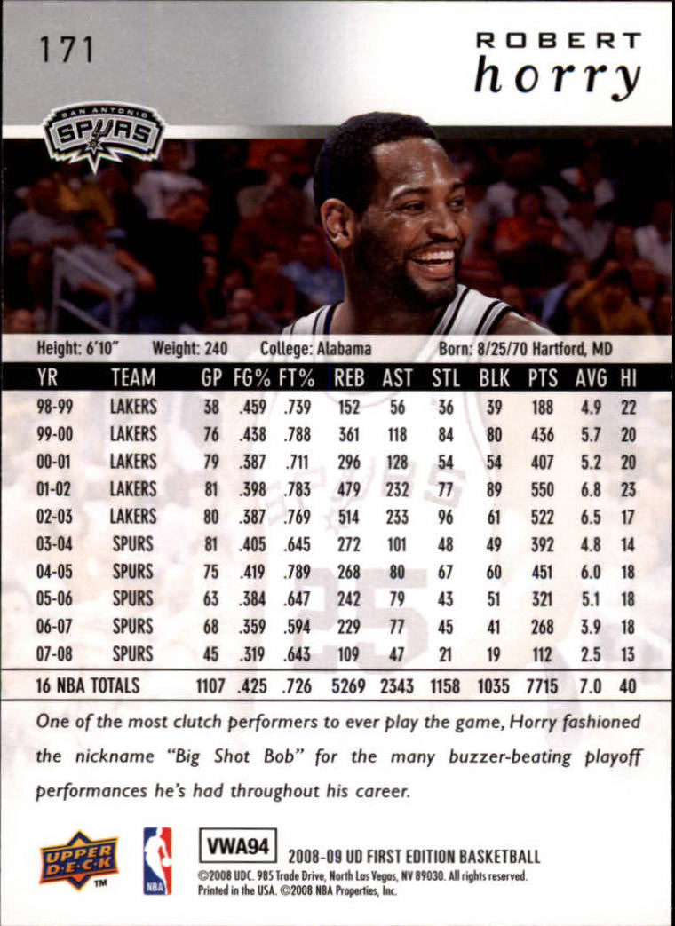 2008-09 Upper Deck First Edition Basketball Card Pick - Picture 267 of 361