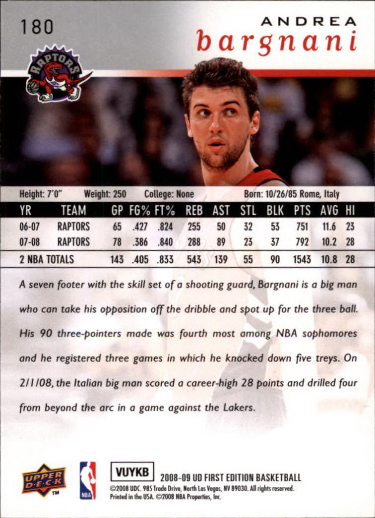 2008-09 Upper Deck First Edition Basketball Card Pick - Picture 277 of 361