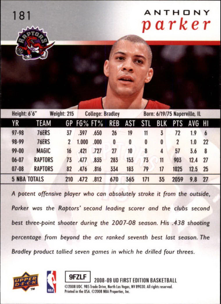 2008-09 Upper Deck First Edition Basketball Card Pick - Picture 279 of 361