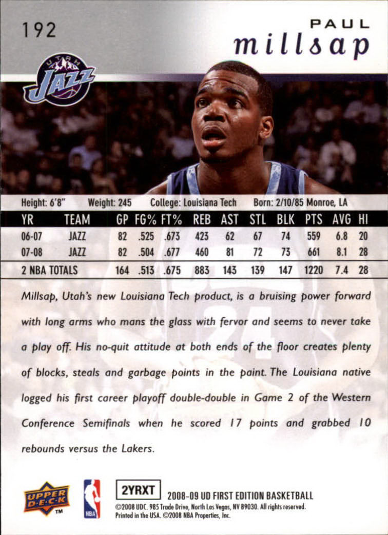 2008-09 Upper Deck First Edition Basketball Card Pick - Picture 301 of 361