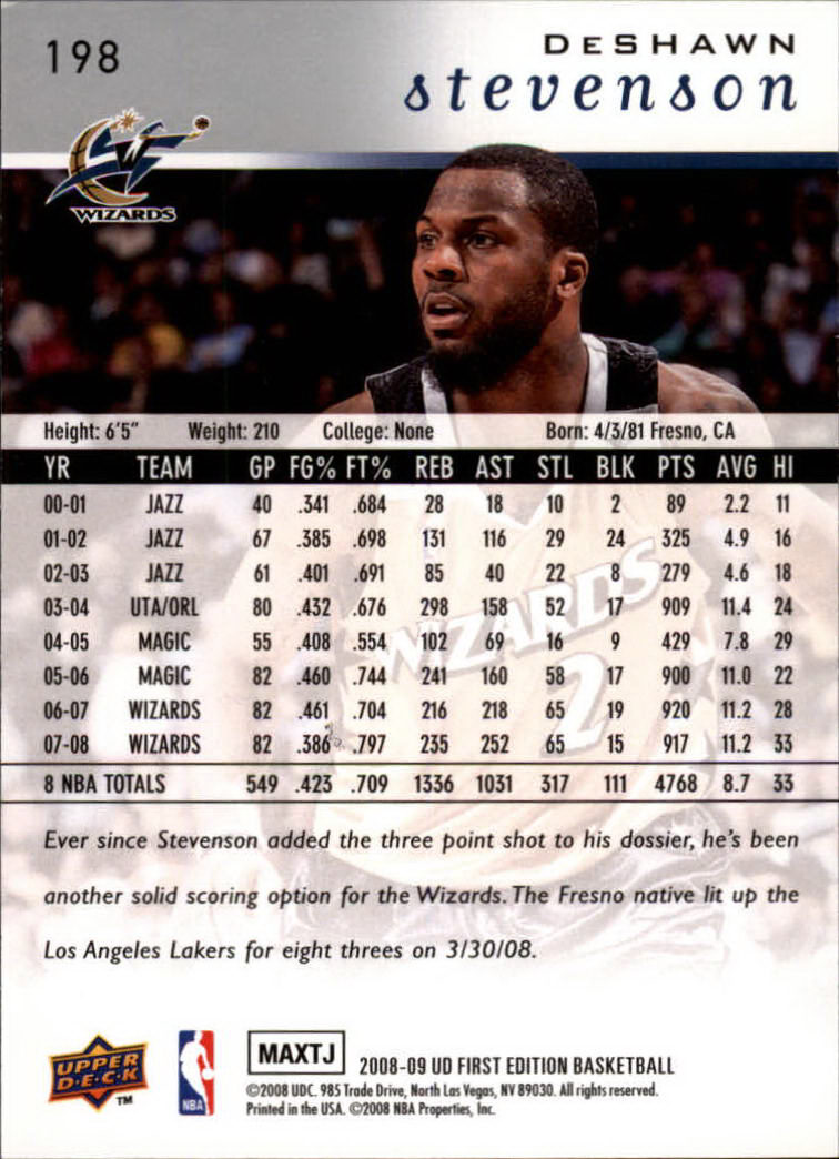 2008-09 Upper Deck First Edition Basketball Card Pick - Picture 311 of 361
