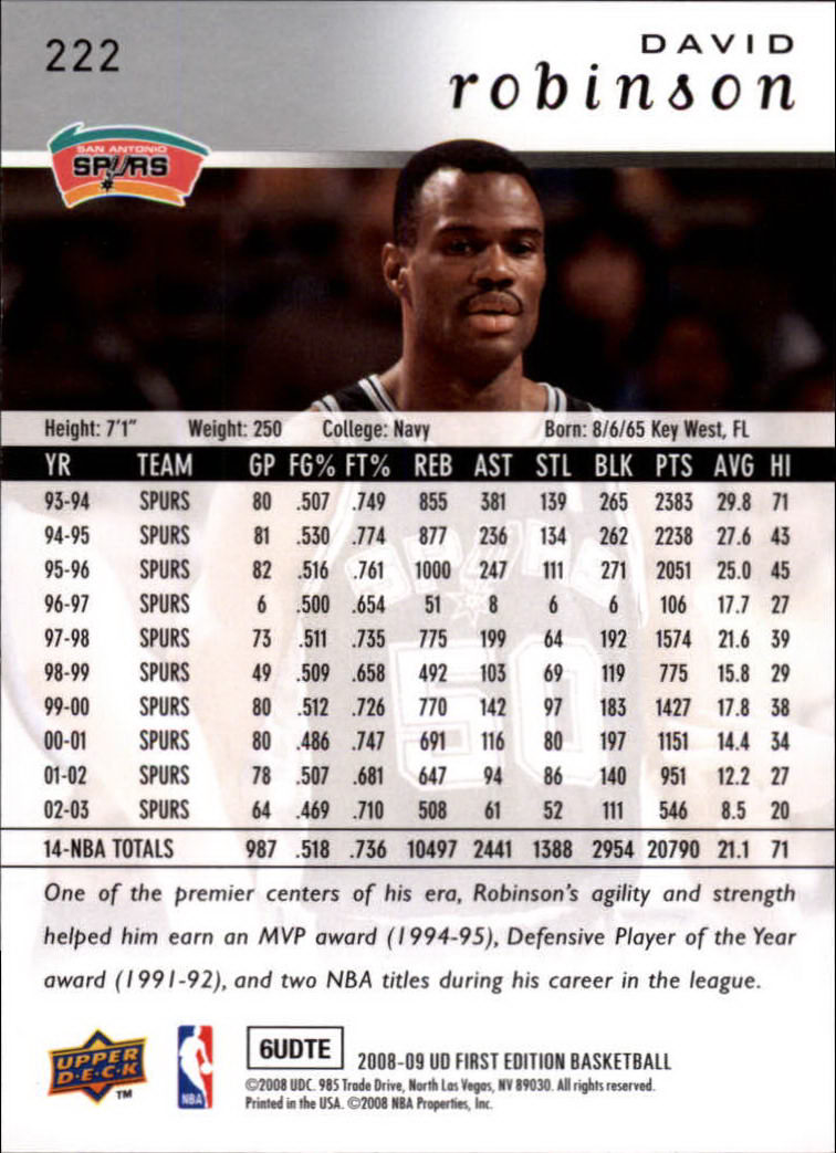 2008-09 Upper Deck First Edition Basketball Card Pick - Picture 317 of 361