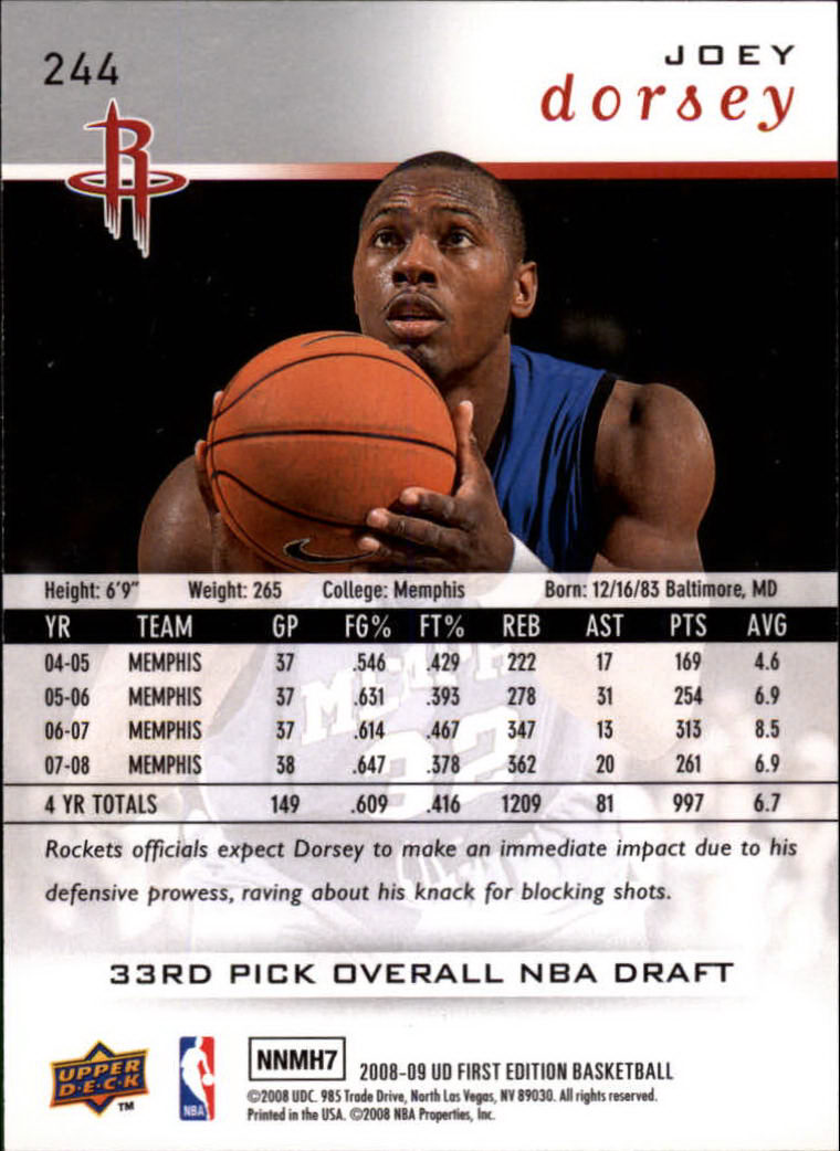 2008-09 Upper Deck First Edition Basketball Card Pick - Picture 343 of 361