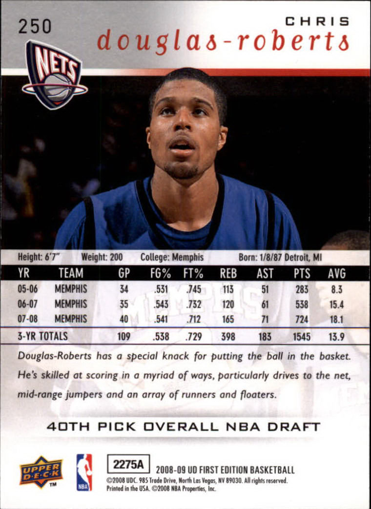 2008-09 Upper Deck First Edition Basketball Card Pick - Picture 353 of 361