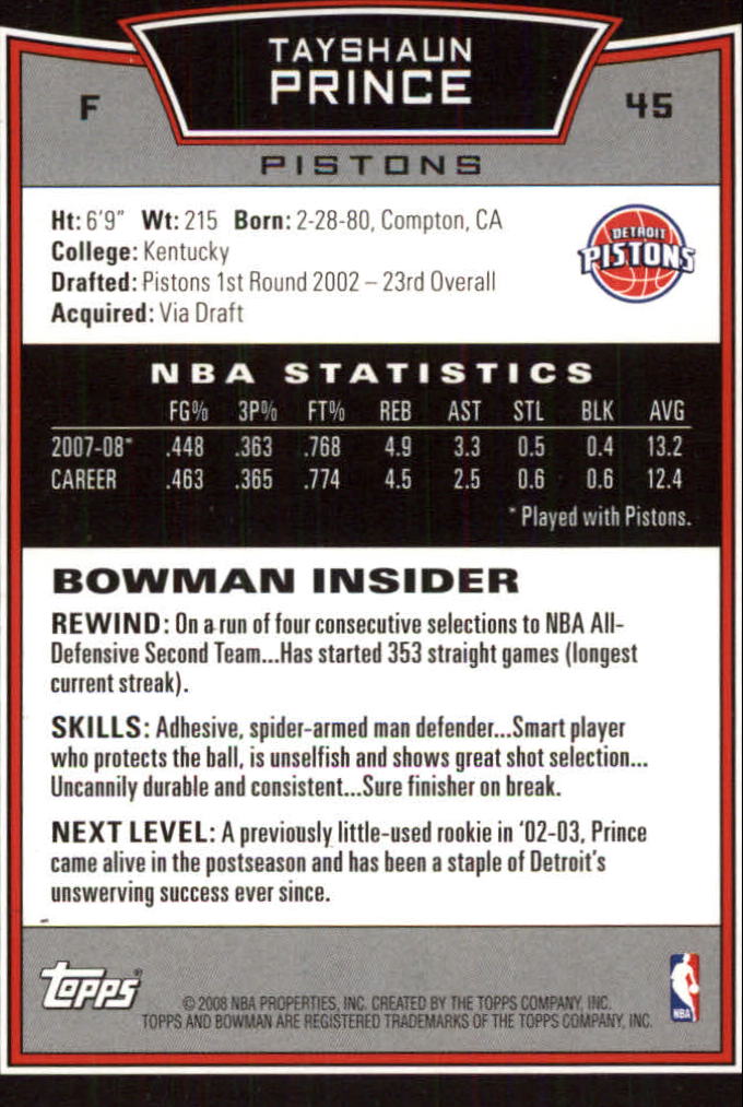 A2454- 2008-09 Bowman Basketball #s 1-150 +Rookies -You Pick- 10+ FREE US SHIP - Picture 39 of 133