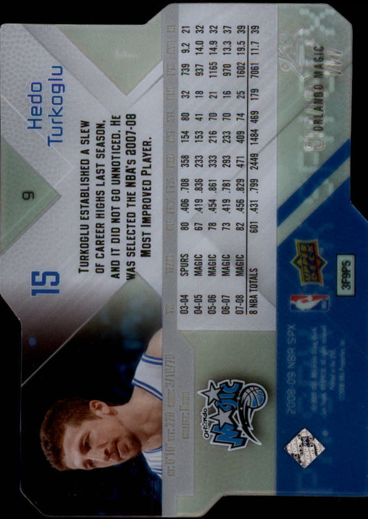 2008/2009 SPX (Upper Deck) Basketball - Picture 9 of 73