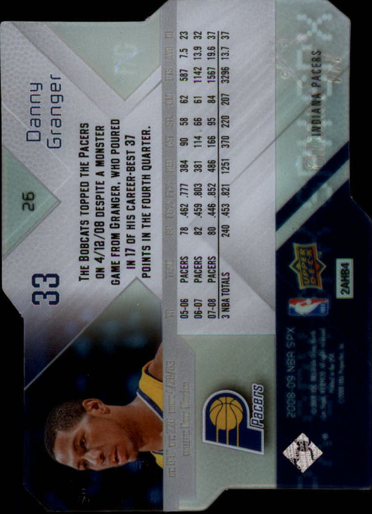 2008/2009 SPX (Upper Deck) Basketball - Picture 21 of 73