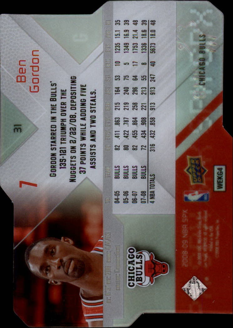 2008/2009 SPX (Upper Deck) Basketball - Picture 27 of 73