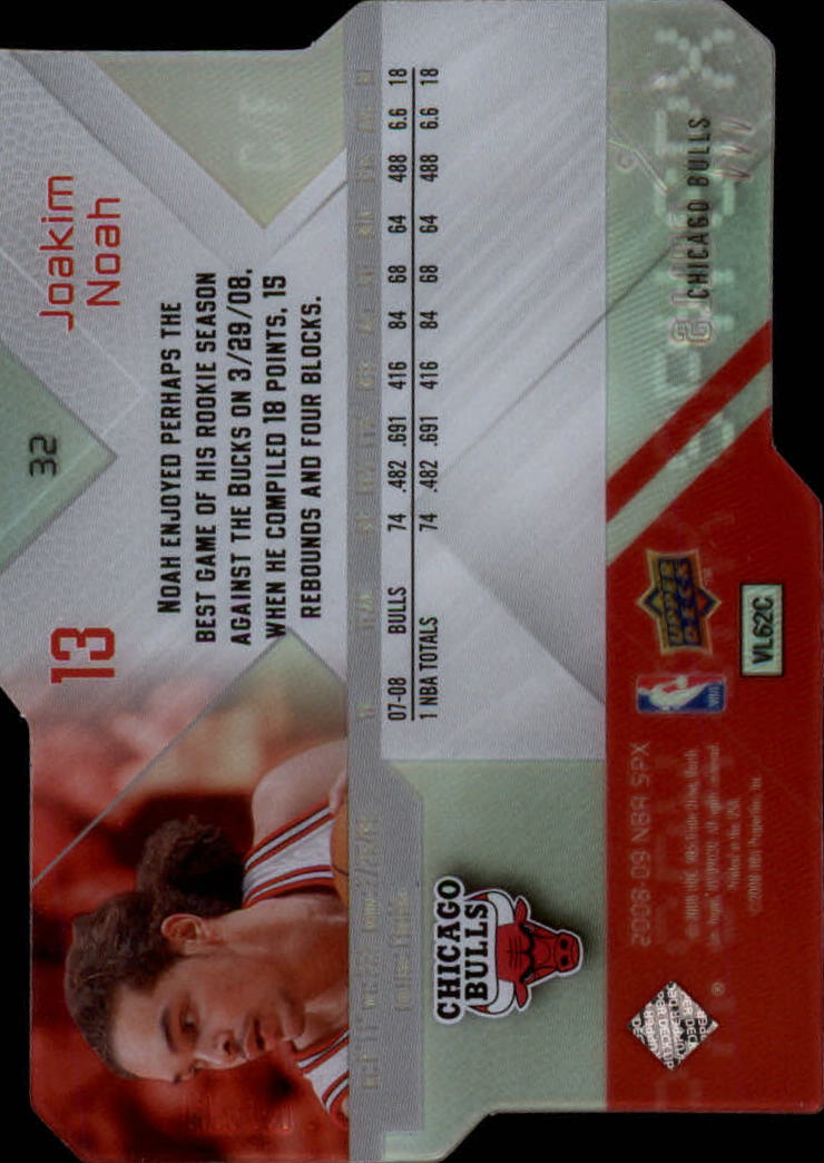 2008/2009 SPX (Upper Deck) Basketball - Picture 29 of 73