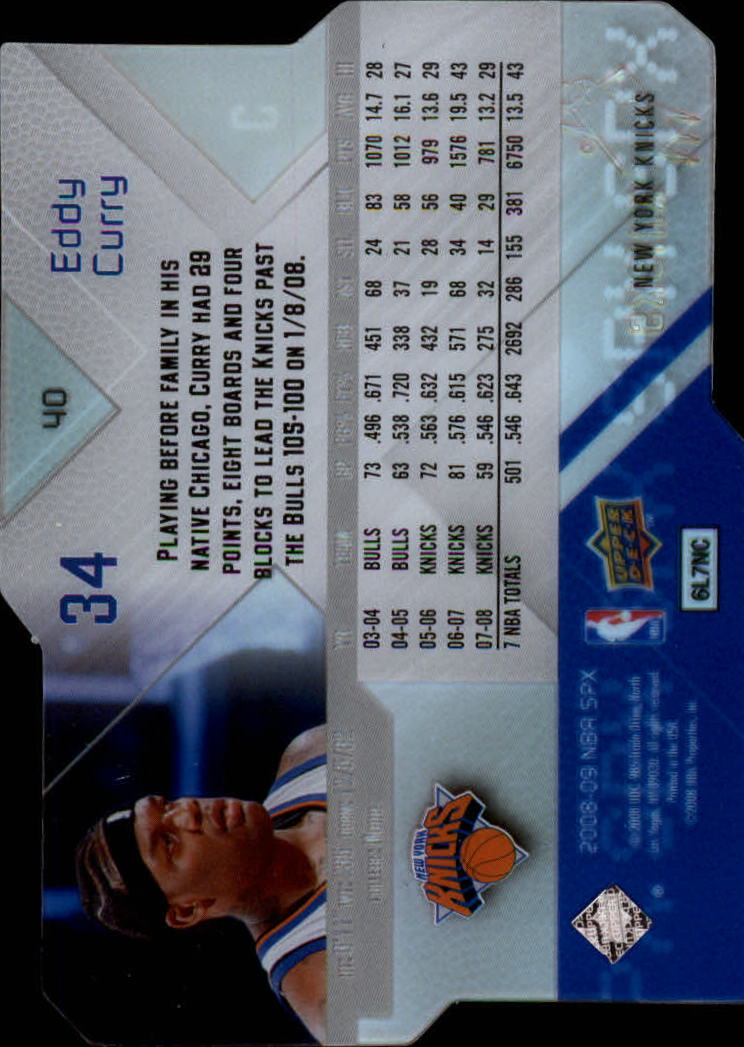2008/2009 SPX (Upper Deck) Basketball - Picture 37 of 73