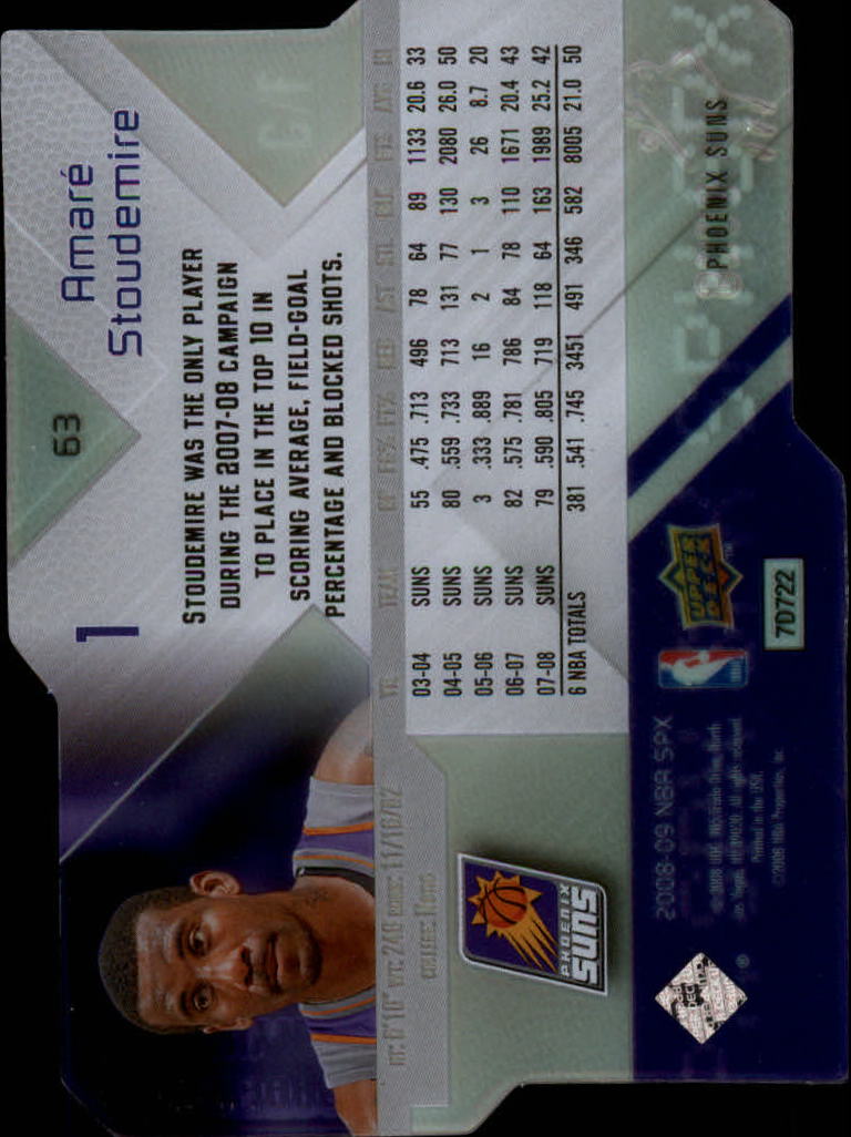 2008/2009 SPX (Upper Deck) Basketball - Picture 53 of 73