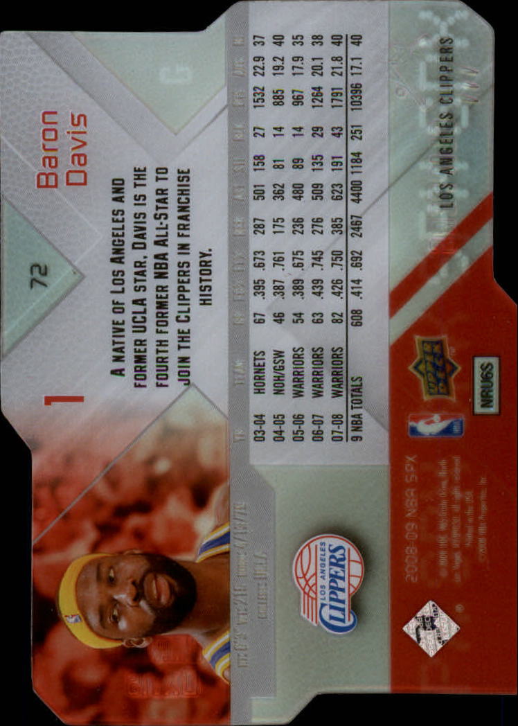 2008/2009 SPX (Upper Deck) Basketball - Picture 59 of 73