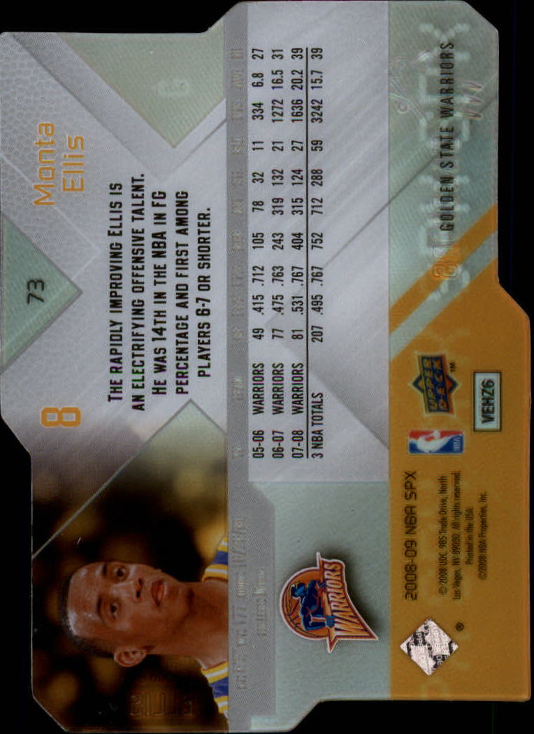 2008/2009 SPX (Upper Deck) Basketball - Picture 61 of 73