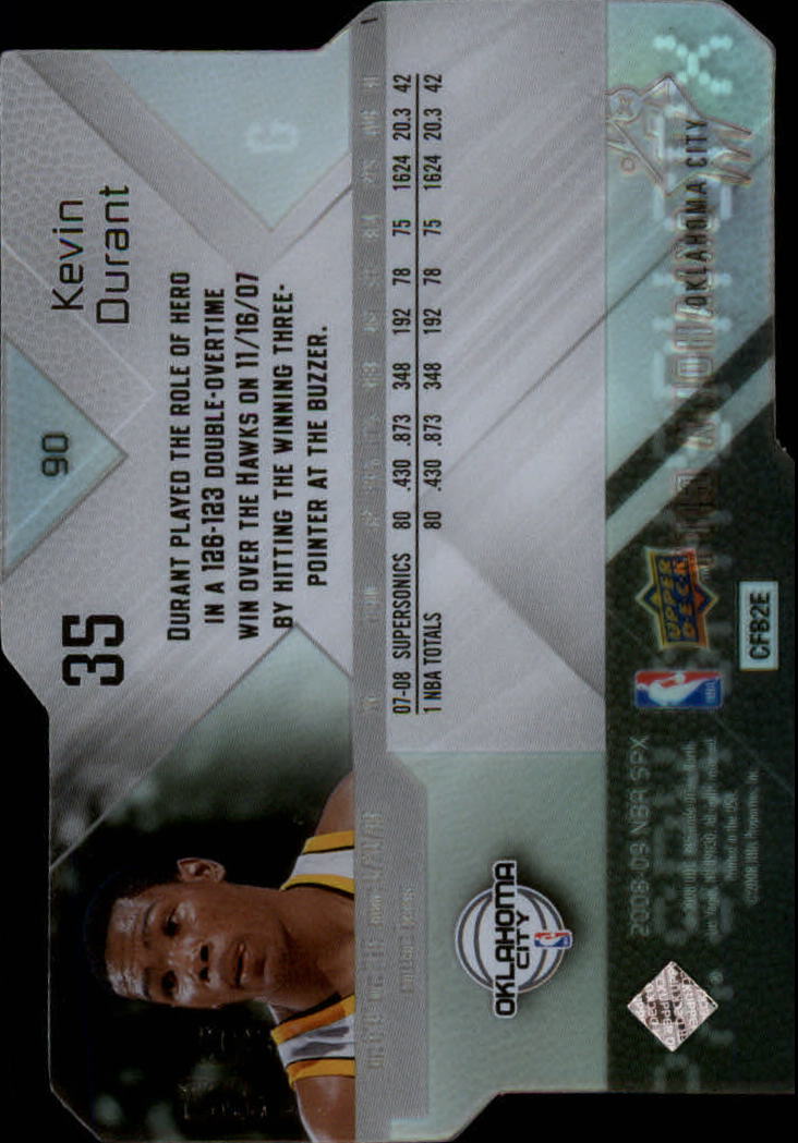 2008/2009 SPX (Upper Deck) Basketball - Picture 73 of 73