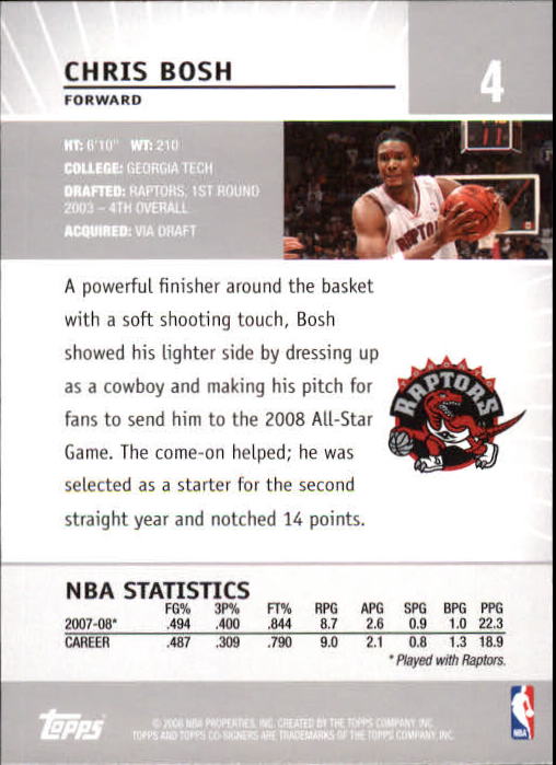 2008-09 Topps Co-Signers Basketball YOU PICK - Picture 9 of 238