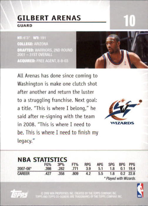 2008-09 Topps Co-Signers Basketball YOU PICK - Picture 21 of 238