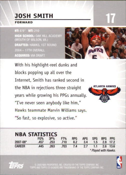 2008-09 Topps Co-Signers Basketball YOU PICK - Picture 33 of 238