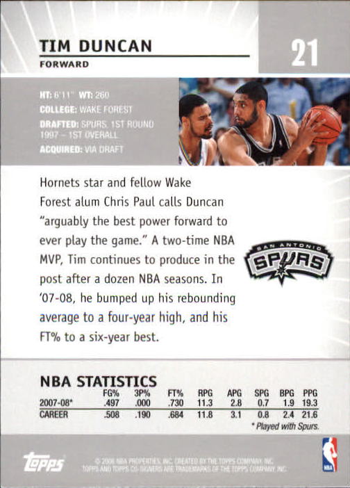 2008-09 Topps Co-Signers Basketball YOU PICK - Picture 41 of 238