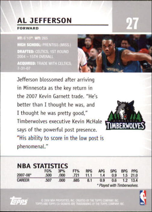 2008-09 Topps Co-Signers Basketball YOU PICK - Picture 53 of 238