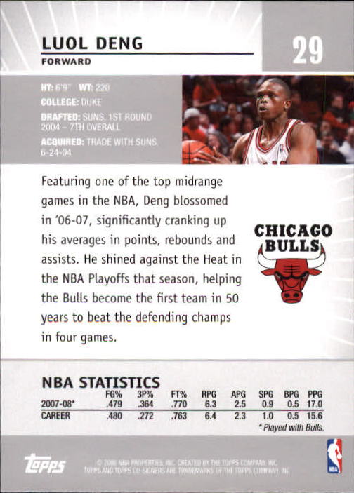 2008-09 Topps Co-Signers Basketball YOU PICK - Picture 57 of 238