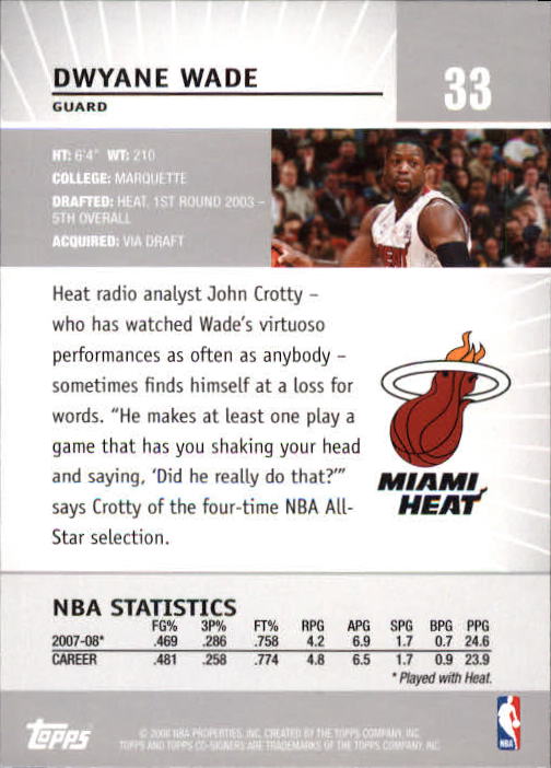 2008-09 Topps Co-Signers Basketball YOU PICK - Picture 65 of 238