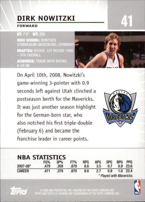 2008-09 Topps Co-Signers Basketball YOU PICK - Picture 75 of 238