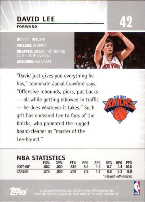 2008-09 Topps Co-Signers Basketball YOU PICK - Picture 77 of 238
