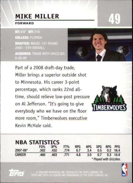 2008-09 Topps Co-Signers Basketball YOU PICK - Picture 89 of 238