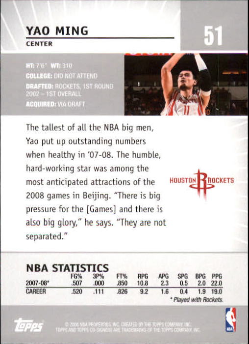 2008-09 Topps Co-Signers Basketball YOU PICK - Picture 93 of 238