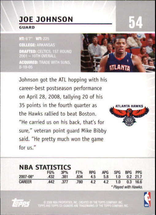 2008-09 Topps Co-Signers Basketball YOU PICK - Picture 99 of 238