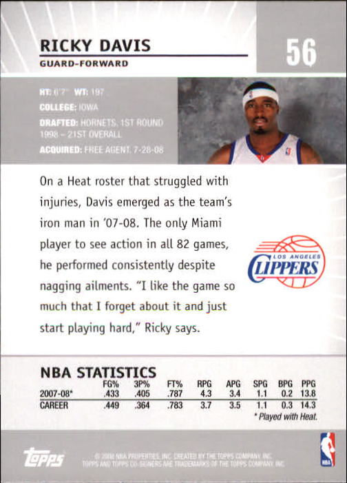2008-09 Topps Co-Signers Basketball YOU PICK - Picture 103 of 238