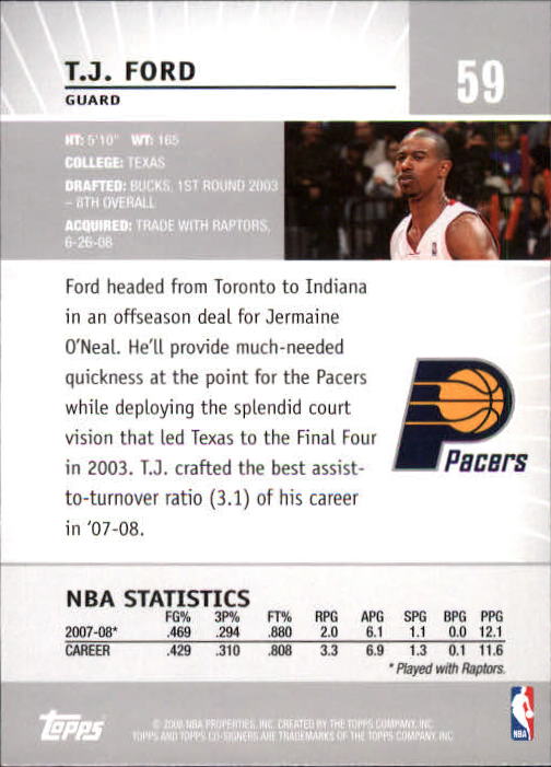 2008-09 Topps Co-Signers Basketball YOU PICK - Picture 109 of 238