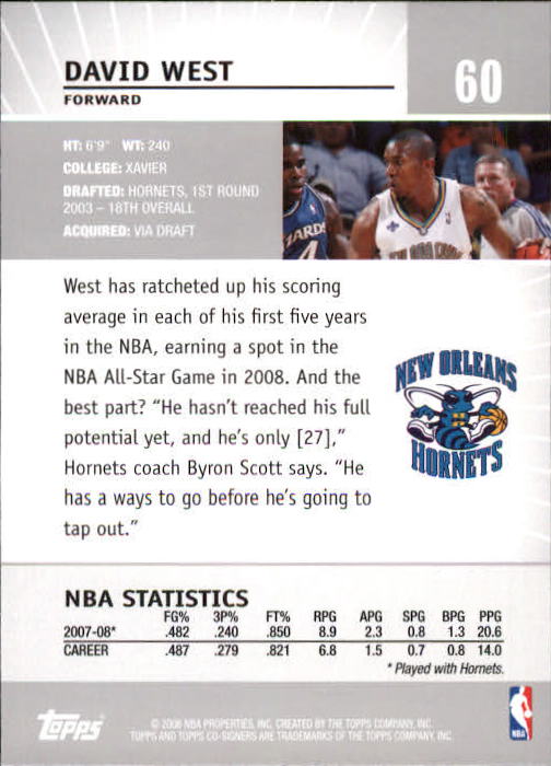 2008-09 Topps Co-Signers Basketball YOU PICK - Picture 111 of 238