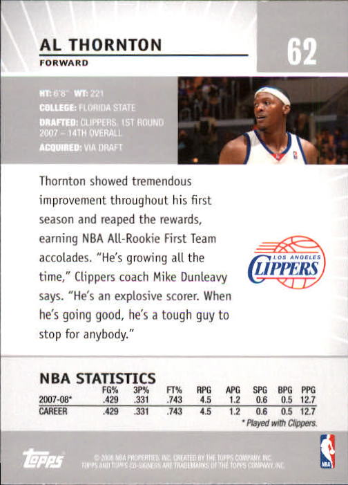 2008-09 Topps Co-Signers Basketball YOU PICK - Picture 115 of 238
