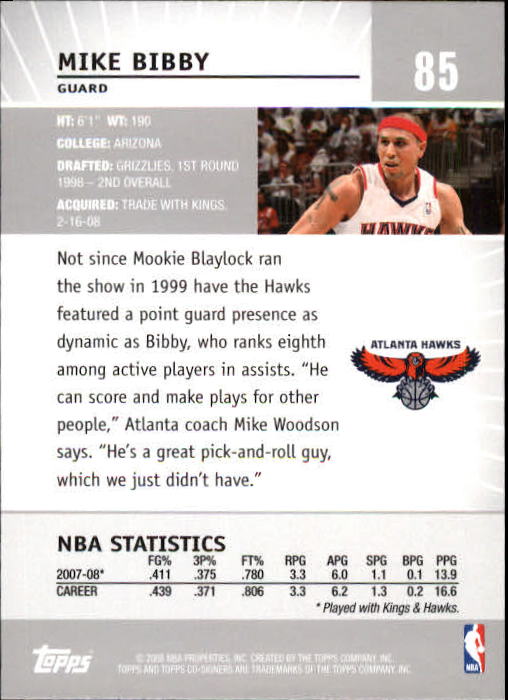 2008-09 Topps Co-Signers Basketball YOU PICK - Picture 159 of 238