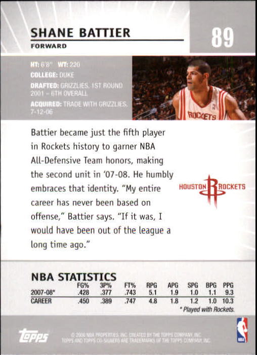 2008-09 Topps Co-Signers Basketball YOU PICK - Picture 167 of 238