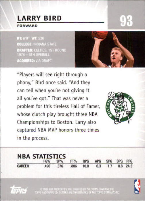 2008-09 Topps Co-Signers Basketball YOU PICK - Picture 175 of 238