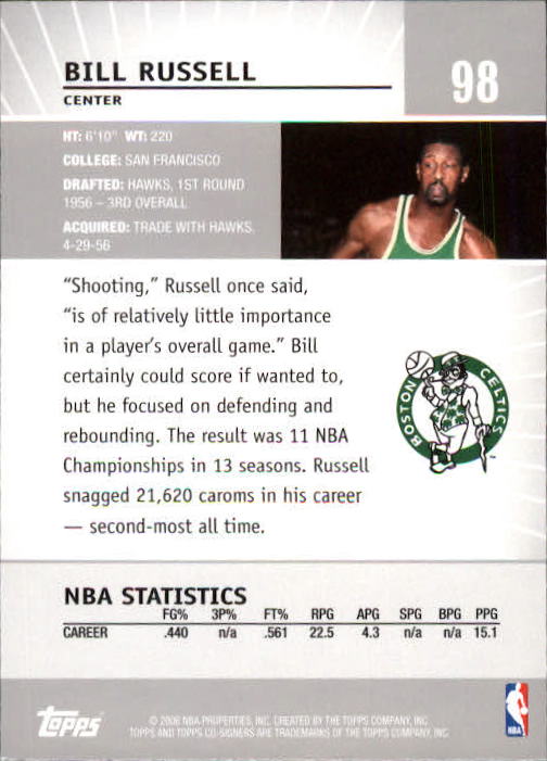 2008-09 Topps Co-Signers Basketball YOU PICK - Picture 183 of 238