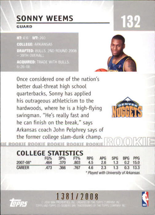 2008-09 Topps Co-Signers Basketball YOU PICK - Picture 228 of 238