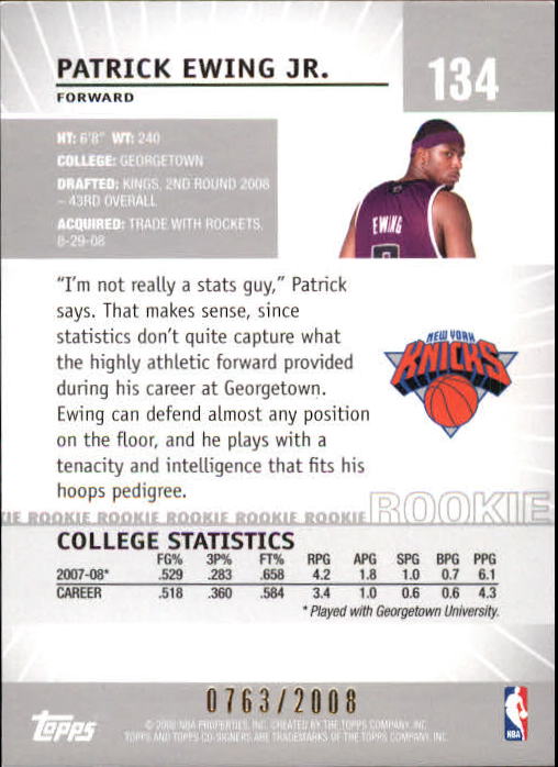 2008-09 Topps Co-Signers Basketball YOU PICK - Picture 232 of 238