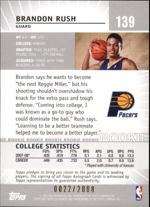 2008-09 Topps Co-Signers Basketball YOU PICK - Picture 238 of 238