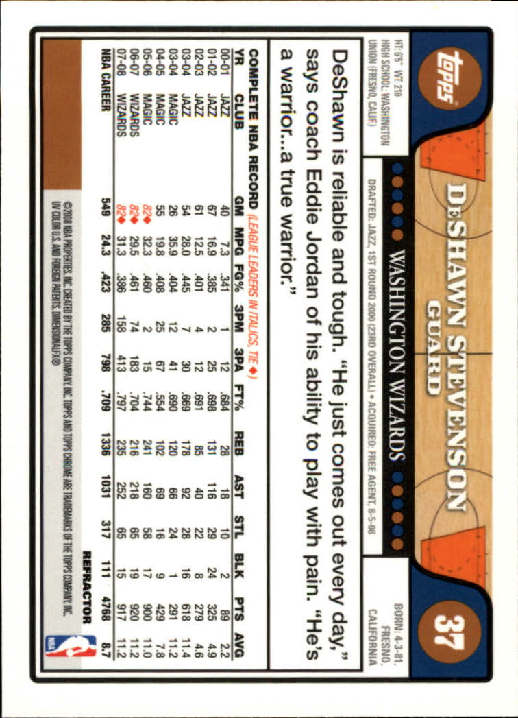 2008/2009 tarjetas paralelas refractoras de baloncesto cromadas parte 2 Topps - Imagen 33 de 255