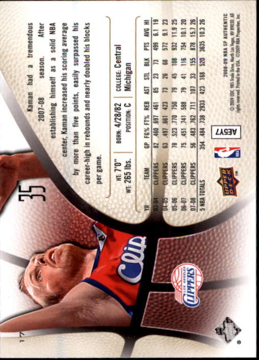 2008/2009 SP Authentic (Upper Deck) Basketball - Picture 35 of 271