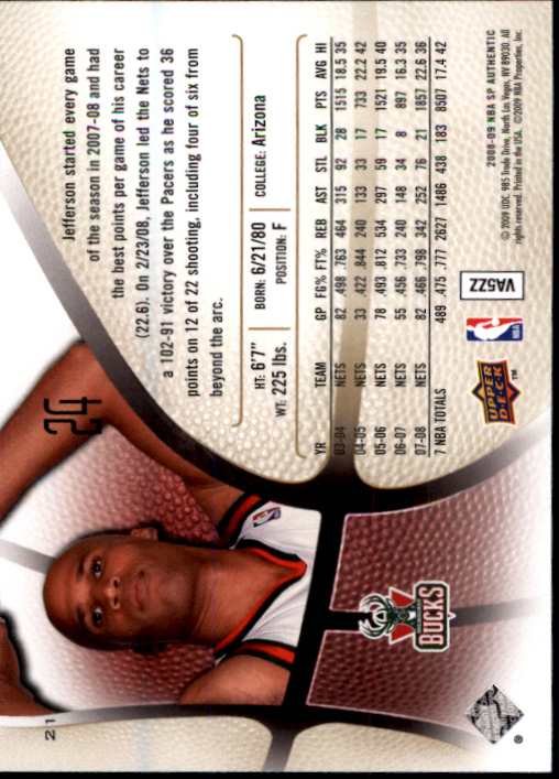2008/2009 SP Authentic (Upper Deck) Basketball - Picture 43 of 271