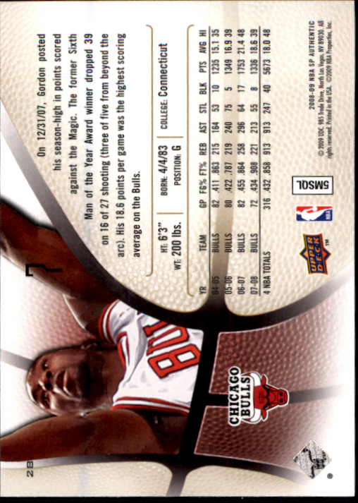 2008/2009 SP Authentic (Upper Deck) Basketball - Picture 57 of 271