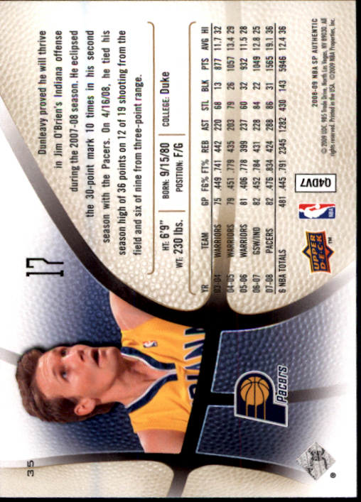 2008/2009 SP Authentic (Upper Deck) Basketball - Picture 69 of 271