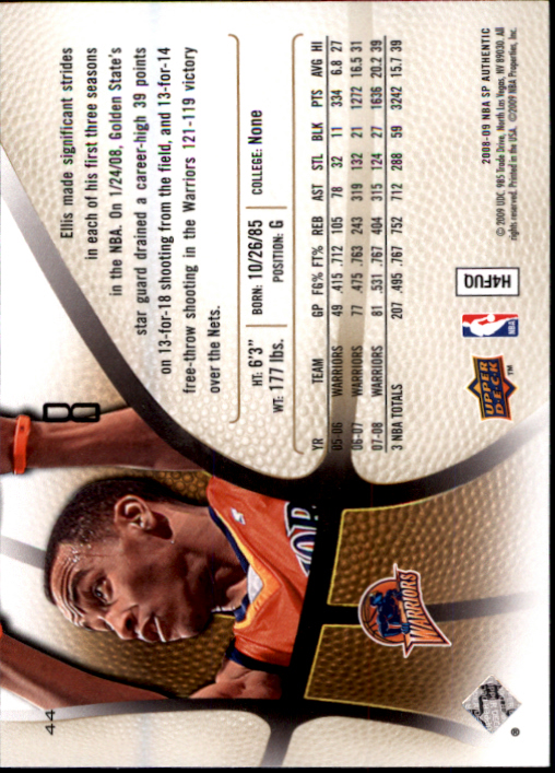 2008/2009 SP Authentic (Upper Deck) Basketball - Picture 87 of 271