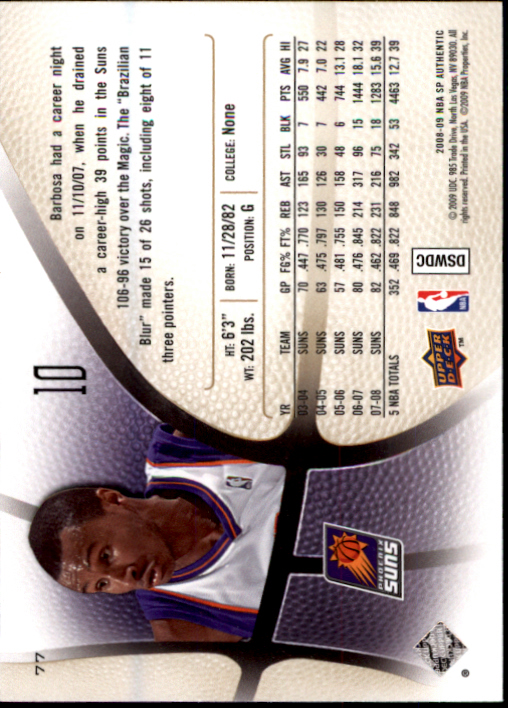 2008/2009 SP Authentic (Upper Deck) Basketball - Picture 153 of 271