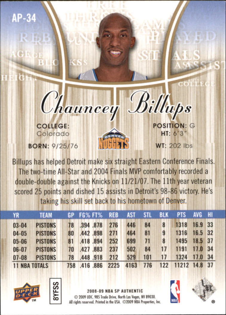 2008/2009 SP Authentic (Upper Deck) Basketball - Picture 237 of 271